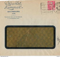 - Enveloppe Oblitérée ,1949,Publicité,CHOCOLAT KEMMEL, Bourbourg . - Mercaderes