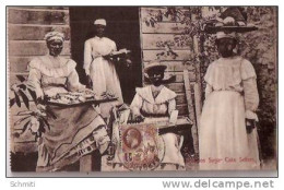 -BARBADES 4 ,Marchandes De Cakes Et Sucreries -"Suger Cakes Sellers-écrite Mais Sous Enveloppe - Barbados (Barbuda)