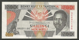 Billet De Tanzania ( 200 Shilingi ) - Tanzania