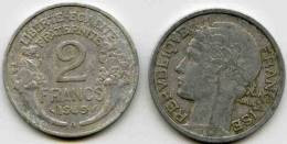 France 2 Francs 1949 B GAD 538b KM 886a.2 - 2 Francs