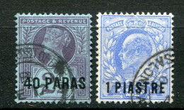 25706 Levant Britannique N°1,22° Victoria, Edouard VII  1885-1905  TB - Brits-Levant