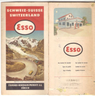 ESSO_PIANTINA STRADALE_SUISSE_SVIZZERA_SCHWEIZ_SWITZERLAND_AUTOMOBIL CLUB_1948 - Europa