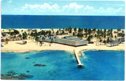Carte Postale : Polynésie Française : Atoll De HAO Base Avancée, Le Mess Sous-officiers, Vue Aérienne - French Polynesia