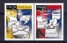 Cyprus Europa Cept 2008 Postfris Paar - 2008