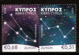 Cyprus  Europa Cept 2009  Postfris Paar - 2009