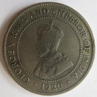 Jamaïque 1 Penny 1920 , George V , En Cupronickel, KM# 26 - Jamaique