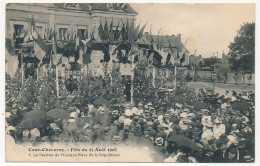 CPA - COUR-CHEVERNY (Loir Et Cher) - Fête Du 23 Août 1908 - Le Festival De Musique Place De La République - Cheverny