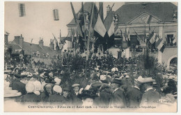 CPA - COUR-CHEVERNY (Loir Et Cher) - Fête Du 23 Août 1908 - Festival De Musique Place De La République - Cheverny