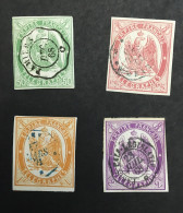 FRANCE - 1868 Télégraphe Yvert 1 à 4 - Oblitérés - Used - Telegraaf-en Telefoonzegels