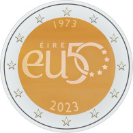 IRELAND 2 EURO 2023 - 50 Years Of EU Membership - UNC Quality - Irlande