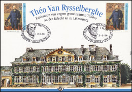 2627° CS/HK - Théo Van Rysselberghe - Émission Commune Avec Le Luxembourg / Gezamenlijke Uitgifte Met Luxemburg - Souvenir Cards - Joint Issues [HK]