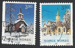 Norwegen, 1993, Mi.-Nr. 1141-1142, Gestempelt - Gebraucht