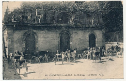 6 CPA - CHEVERNY (Loir Et Cher) - Château De Cheverny - La Meute, La Meute à L'eau, Le Chenil, Le Repas Des Chiens - Cheverny