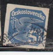 CZECH CECA CZECHOSLOVAKIA CESKA CECOSLOVACCHIA 1937 NEWSPAPER STAMP CARRIER PIGEON 5h USED USATO OBLITERE' - Timbres Pour Journaux