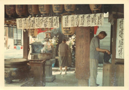Photographie Originale JAPON OSAKA Le Temple - Azië