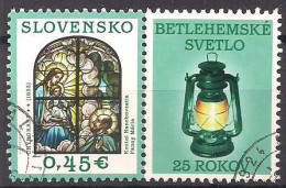 Slowakei  (2014)  Mi.Nr.  750 + Zierf.  Gest. / Used  (11hd11) - Used Stamps