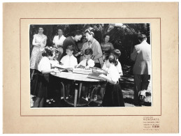 Photo Sur Support Cartonne  -  Uruguay  -  Montevideo -  Souvenir Du  Lycee Francais  Vers 1960  -   Enfants - América