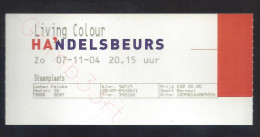 Living Colour - 7 November 2004 - Handelsbeurs (BE) - Concert Ticket - Tickets De Concerts