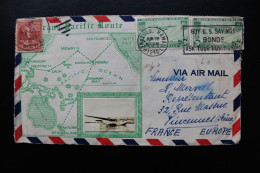 1940 DEVANT DE LETTRE TRANS PACIFIC ROUTE OMEC HONOLULU HAWAI 28/06/1940 Y&T NO Y&T US 380 ET  US PA 22 - 1a. 1918-1940 Used