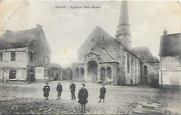 CPA Dangu Eglise Et Vieille Maison - Dangu