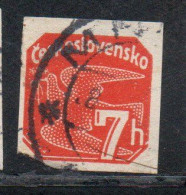 CZECH CECA CZECHOSLOVAKIA CESKA CECOSLOVACCHIA 1937 NEWSPAPER STAMP CARRIER PIGEON 7h USED USATO OBLITERE' - Francobolli Per Giornali