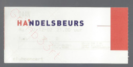 Daan - 2 December 2002 - Handelsbeurs (BE) - Concert Ticket - Concert Tickets