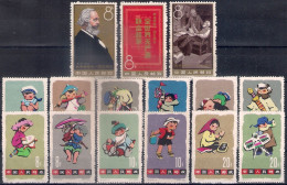 China 1963, Michel Nr 699-713, MNH - Neufs