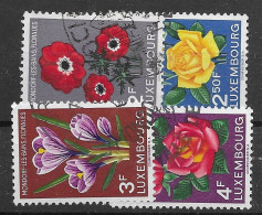 Luxembourg VFU Flowers Set 1956 12,5 Euros - Gebruikt