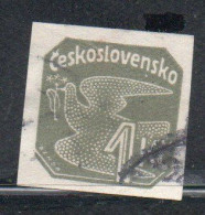 CZECH CECA CZECHOSLOVAKIA CESKA CECOSLOVACCHIA 1937 NEWSPAPER STAMP CARRIER PIGEON 1k USED USATO OBLITERE' - Sellos Para Periódicos