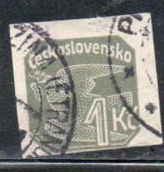 CZECH CECA CZECHOSLOVAKIA CESKA CECOSLOVACCHIA 1937 NEWSPAPER STAMP CARRIER PIGEON 1k USED USATO OBLITERE' - Newspaper Stamps
