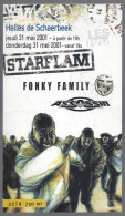 Starflam - 31 Mei 2001 - Halles De Schaerbeek (BE) - Concert Ticket - Entradas A Conciertos