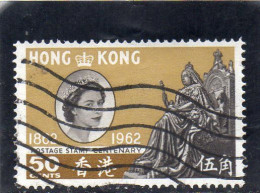 1962 Hong Kong - Centenario Delle Poste - Usati