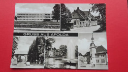 Apolda.Polytechische Oberschule,bahnhof,viadukt,...Big Postcard - Apolda