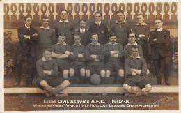 Uk40622 Leeds Civil Service Uk Football Soccer Team - Leeds