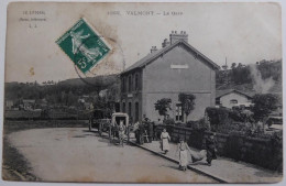 VALMONT - La Gare - CPA 1909 - Valmont
