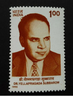 INDIA 1995 DR.YELLAPRAGADA SUBBARAO   MNH - Unused Stamps