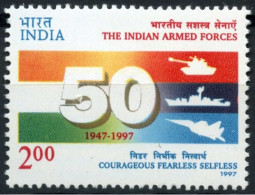 INDIA 1997 THE INDIAN ARMED FORCES    MNH - Neufs