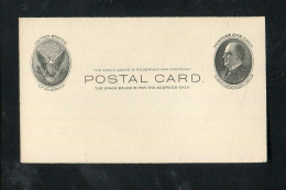 "USA" Aeltere Postkarte Mit Rueckseits Zudruck ** (C503) - Other & Unclassified