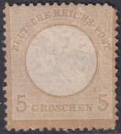 Germany 1872 Sc 20 Deutschland Mi 22 MH* Partial Gum Paper Adhesion - Unused Stamps