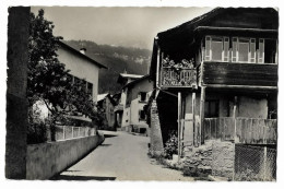 MOLLENS S/Sierre: Dorfpassage, Foto-AK ~1965 - Lens