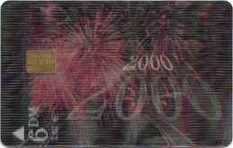 Germany - Start Ins Neue Jahrtausend - (3D Tridimensional Movie Card) - A 33-12.1999 - 6DM, 10.000ex, Used - A + AD-Reeks :  Advertenties Van D. Telekom AG