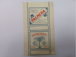 Papier Emballage Cigarette PALMERA - Andere & Zonder Classificatie