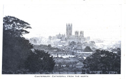 Centerbury Kent Cathedral Form The North -unsent - Canterbury