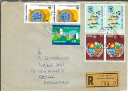 NATIONS-UNIES (Vienne, Autriche) 1996:  LSC Rec. Pour Genève (Suisse) - Covers & Documents