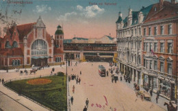 AK Gelsenkirchen - Partie Am Bahnhof - 1921 (65618) - Gelsenkirchen