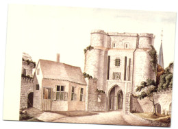 Antoing - Le Château - Vue Intérieure Du Grand Bolewerk A Gauche Maison Du Gardien Détruite Vers 1830 - Antoing