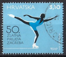 CROATIA 1297,used,falc Hinged - Kunstschaatsen