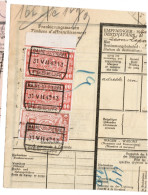 CHEMINS DE FER, TR 238, 251 Sur Fragment Bulletin D'expedition, Obliterations Centrales Nettes HAINE ST PIERRE PESEUR - Used