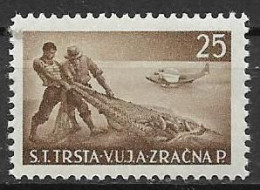 TRIESTE ZONA B  1949 POSTA AEREA SOGGETTI VARI SASS.7  MNH  XF - Nuovi