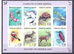 2003. Tajikistan, Fauna Of Asia, Sheetlet Imperforated, Mint/** - Tadjikistan